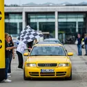Start und Ziel der ADAC Youngtimer Tour Bodensee 2025 war die Messe Klassikwelt Bodensee in Friedrichshafen