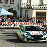 Marijan Griebel und Co-Pilot Tobias Braun führen die Rallye ADAC Mittelrhein nach Tag eins klar an
