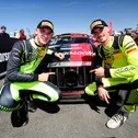 Jubel bei Enrico Förderer und Jay Mo Härtling über ihre Podiumsplatzierung