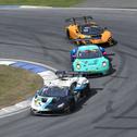 Das Podium im letzten Rennen am Hockenheimring: Hasse, Jarschel und Price 