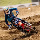 Bence Pergel überraschte bei seinem Gaststart im ADAC MX Youngster Cup mit einem Laufsieg