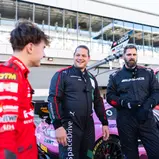 Tom Kalender, Sebastian Vollmer und Markus Kuhn / „Motorsport meets American Football Day“ auf dem Dekra Lausitzring