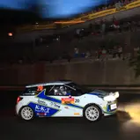 Beeindruckende Kulisse beim Stadtrundkurs: Konstantin Keil im Citroen DS3 R3T