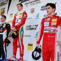 ADAC Formel 4, Oschersleben, Podium, Mick Schumacher, Thomas Preining, Joey Mawson
