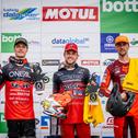 Das Podium in Gaildorf (v.l.): Jordi Tixier, Tom Koch, Marcel Stauffer