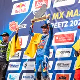 Das Podium in Dreetz (v.l.): Nagl, Längenfelder, van de Moosdijk
