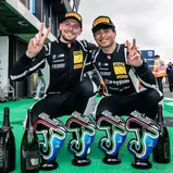 Julian Hanses und Eduardo Coseteng feierten ihr erstes gemeinsames Podium