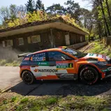 #4	D. Rostek - S. Kopczyk / Skoda Fabia RS Rally2 (RC2) / ADAC Actronics Rallye Sulingen