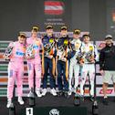 Das Samstagspodium der ADAC GT4 Germany auf dem Nürburgring