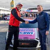 Chris Reinke, Leiter Audi Sport customer racing, und ADAC Vorstand Lars Soutschka