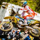 ADAC MX Masters, Jauer, Hunter Lawrence ( Australien / Suzuki / Team Suzuki World MX2 ) auf seiner Maschine beim ADAC MX Masters