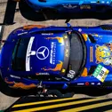 A real eye-catcher: Maro Engel’s Mercedes-AMG GT3, complete with cheetah livery