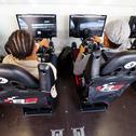 Die Zuschauer können am Lausitzring Rennsimulatoren von RaceRoom ausprobieren