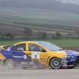 Er hat wieder die Führung im ADAC Rallye Masters übernommen: Hermann Gaßner im Mitsubishi Lancer Evo X