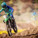 ADAC MX Masters 2020, Grevenbroich, Bradley Mesters ( Niederlande / Kawasaki / F&H Racing Shop-HMX ) beim ADAC MX Junior Cup
