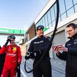 Tom Kalender und Sebastian Vollmer / „Motorsport meets American Football Day“ auf dem Dekra Lausitzring