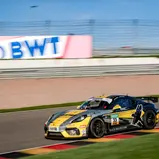 #33 / Black Falcon Team Textar / Porsche 718 Cayman GT4 CS MR / Daniel Schwerfeld / Axel Sartingen
