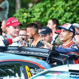 ADAC Rallye Deutschland, Jari-Matti Latvala, Toyota Gazoo Racing WRT, Dani Sordo, Hyundai Shell Mobis World Rally Team