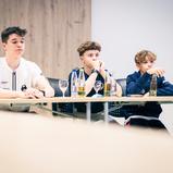 Rocco Sessler, Jonathan Frank und Fynn Kratochwil