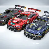 Das Haupt Racing Team hat sich für eine prägnante, cleane Optik entschieden, die einen hohen Wiedererkennungswert und große Individualität für die drei Fahrerduos bietet (Foto: Haupt Racing Team)