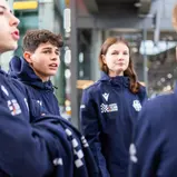 Thias Wenzel (Zweiter von links) und weitere Förderfahrer aus dem Zweiradbereich (Foto Gruppe C Photography)