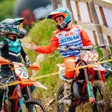 ADAC MX Masters 2018, Möggers, Liam Everts ( Belgien / KTM ) und Camden Mc Lellan ( Südafrika / KTM / Kosak Racing Team ) beim ADAC MX Junior Cup 85