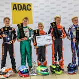 Das DMKM-Podium: Bruno Kortekaas, Henri Möhring, Devin Titz, Alex Huizer, Leo Klok (v.l.n.r.)