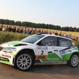 Einer der Favoriten auf den Sieg im Saarland: Fabian Kreim im Skoda Fabia R5