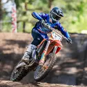 Finn Lange gewann den Finallauf in der stark besetzten 125 ccm-Klasse