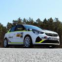 Premiere: Der Opel Corsa-e Rally geht im Rahmen der ADAC Rallye Stemweder Berg erstmals an den Start