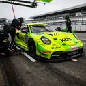 Titelverteidiger Thomas Preining und sein Team Manthey EMA arbeiteten verschiedene Testpunkte ab