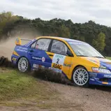 Zweiter Divisionssieg in Folge: Hermann Gaßner im Mitsubishi Lancer