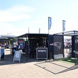Die Legendary Tour der New England Patriots macht Station in der Fan Zone am Sachsenring.