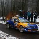 Schnellster Pilot im ADAC Rallye Masters: Titelverteidiger Hermann Gaßner im Mitsubishi Lancer