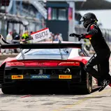 #24 Jonas Gelžinis (LT), Jonas Karklys (LT) / NordPass by Juta Racing / Audi R8 LMS GT3 Evo2 / Nürburgring