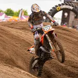 Mika Plaas gehört im ADAC MX Junior Cup 125 zu den deutschen Fahrern mit guten Aussichten auf Topresultate