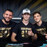 (v.l.n.r.) Pavel Lefterov, Zino-Ferret Fahlke, Danny Soufi