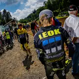 Lucas Leok ( Estland / Husqvarna / Team #111 ) beim ADAC MX Junior Cup