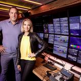 SPORT1-Moderatorin Sarah Winkhaus und Kommentator Patrick Simon