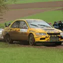Fuhr in der Gesamtwertung auf Rang vier: Ron Schuman im Mitsubishi Lancer