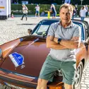 „Tatort“-Kommissar Richy Müller nahm wieder mit einem Porsche 2.7 S Targa aus 1977 an der Tour teil