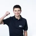 Im finalen Stechen bei der Deutschen Jugend-Bahnsport-Meisterschaft siegte Förderpilot Erik Bachhuber