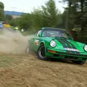 Andreas Dahms begeistert Rallyefans im 39 Jahre alten Porsche 911 Carrera