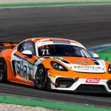 #71 David Lackner / Philipp Dietrich / Wimmer Werk Motorsport / Porsche 718 Cayman GT4 RS CS / Hockenheimring