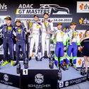 Die drei glücklichen Fahrerduos auf dem Podium
