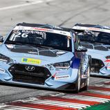 #26 Jessica Bäckman / ROJA Motorsport by ASL Lichtblau / Hyundai Veloster N TCR