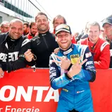 Mit seinem Team Abt Sportsline jubelte Ricardo Feller über seinen zweiten Podiumsplatz der Saison 