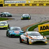 Siegerauto auf dem Sachsenring: Der Aston Martin Vantage GT4 von Prosport Racing