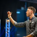 Kelvin van der Linde bei den German Darts Open in Jena