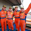 ADAC GT Masters, Nürburgring, kfzteile24 MS RACING, Daniel Dobitsch, Edward Sandström, Florian Stoll, Marc Basseng